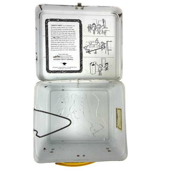 Disney 1966 Aladdin Jungle Book Embossed Metal Lunchbox w/Thermos & Golden Book. - Picture 14 of 16